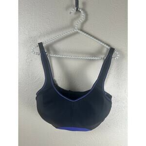 Freya Sonic Molded Sports Bra Size 34I Supportive Black Athletic Gym Workout